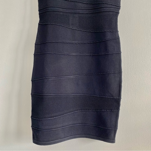 Romeo & Juliet Couture Black Bodycon Mini Dress Size Medium - Picture 4 of 6